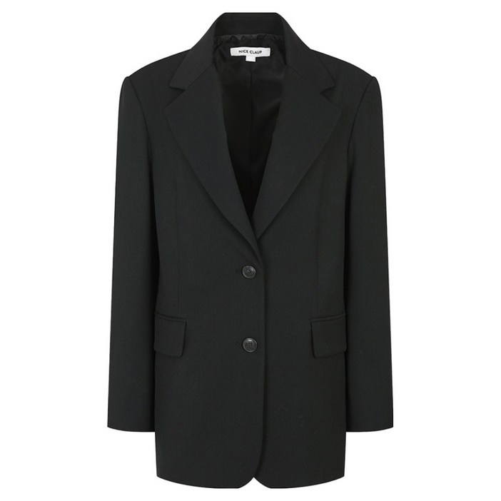 나이스클랍 여성용 싱글 중기장 자켓