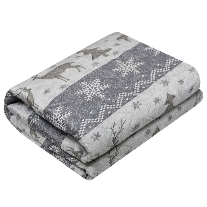 한일의료기 순록 고급전기요 HL203S20, 그레이, 중100 x 180 cm