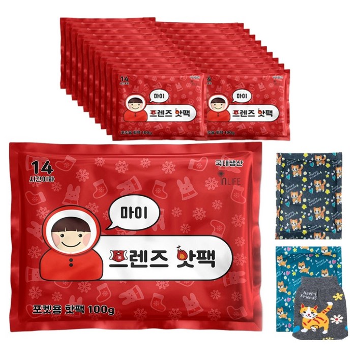 인라이프 마이 프렌즈 핫팩 100g, 20개