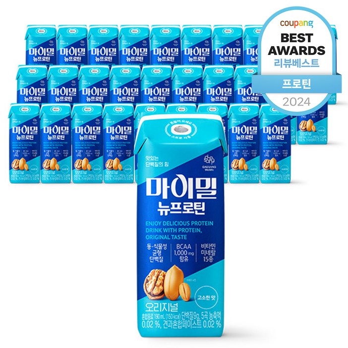 마이밀 뉴프로틴 드링크 오리지널, 190ml, 30개