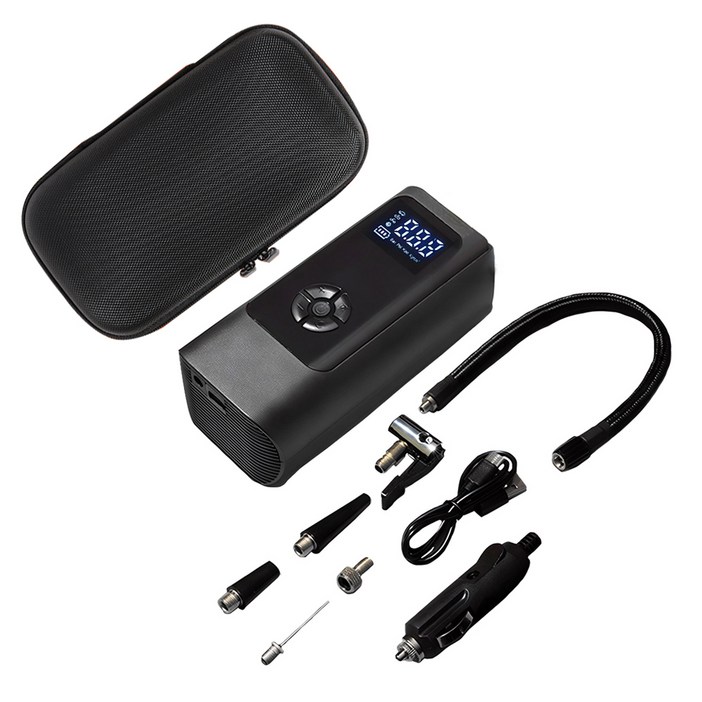 메이튼 휴대용 올인원 에어펌프 6000mAh + 30cm연장선