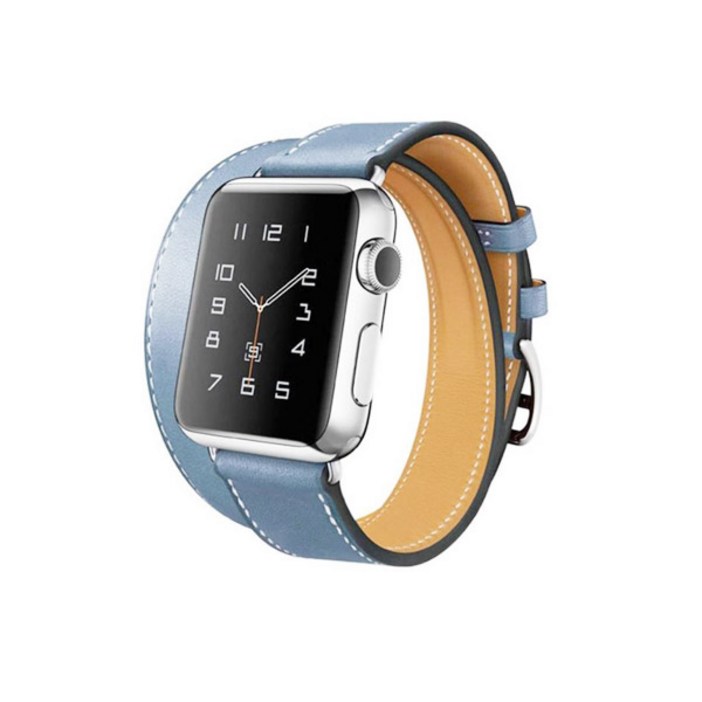 4YOU 애플워치 34567SE 더블투어 단색 밴드 424445mm 호환가능