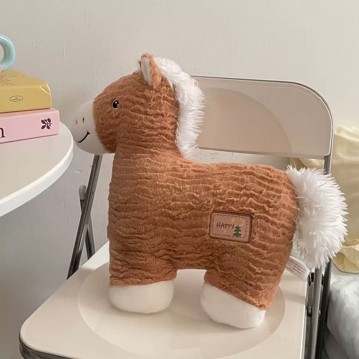 아트조이 말랑 니트 포니 말 쿠션