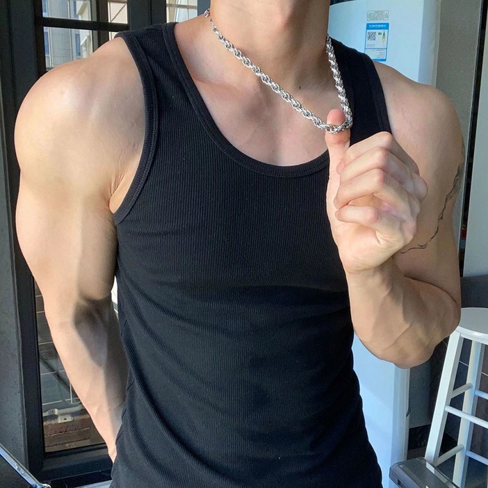 남성용 인피어스 복스 헤비웨이트 써머 민소매 티셔츠