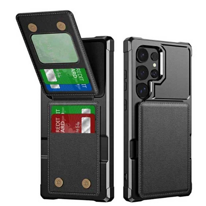 갤럭시 S24 S24플러스 S24울트라  카드 수납형 가죽케이스