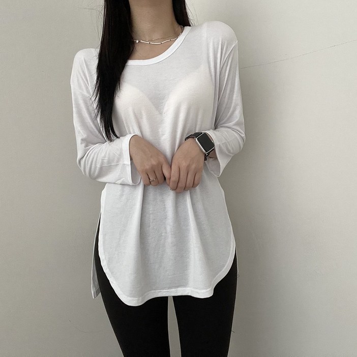 VANANA2 데일리 베이직 유트임 찰랑 레이어드 긴팔 티셔츠 3color VANANA2 데일리 베이직 유트임 찰랑 레이어드 긴팔 티셔츠 3color