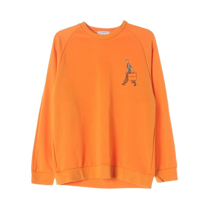 커스텀멜로우 (MEN - M) 폴리 코튼 로고 맨투맨