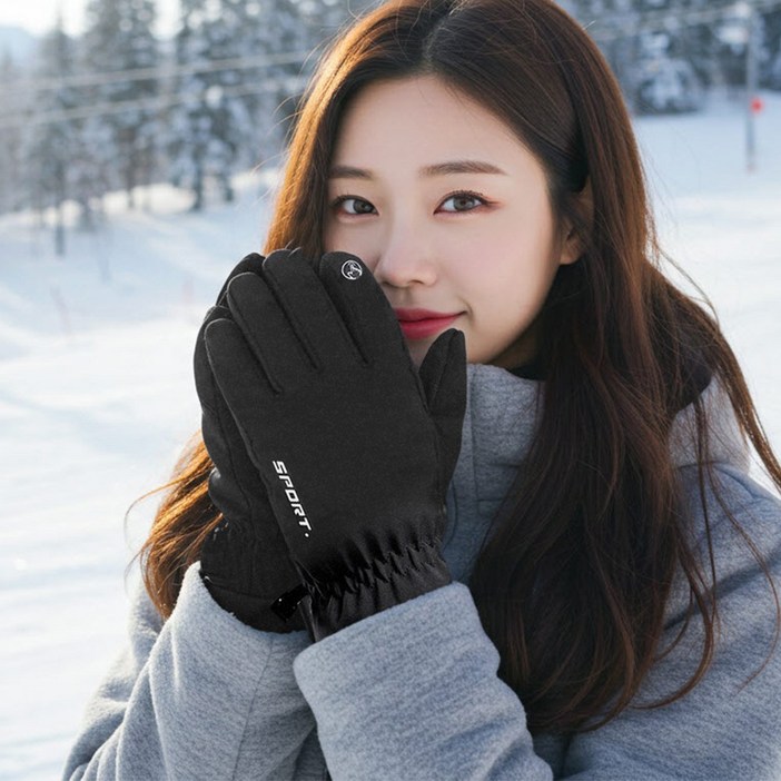 밀스턴 터치 가능 방한 스키장갑