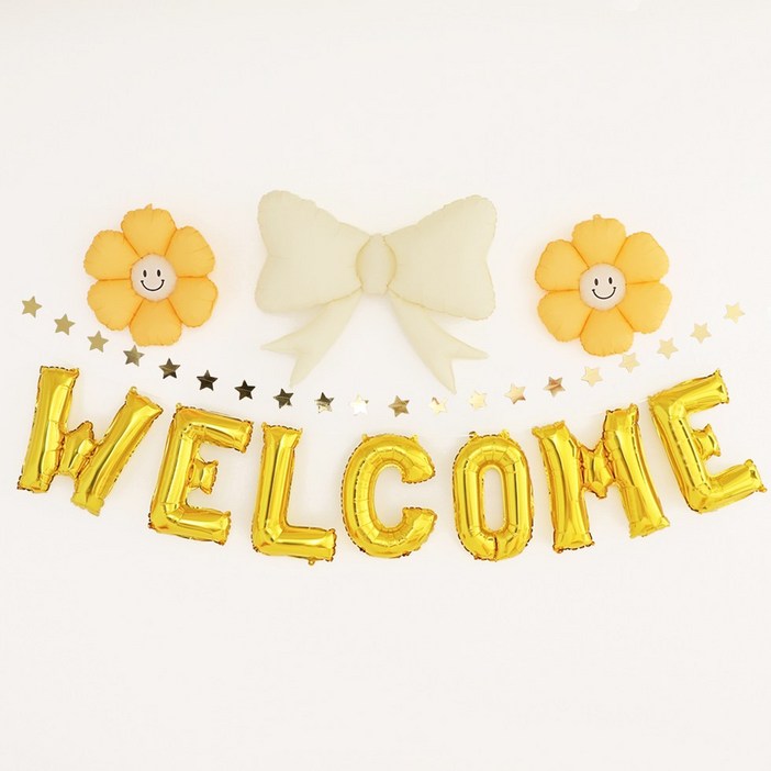 WELCOME 웰컴 풍선세트 환영이벤트 축하 파티