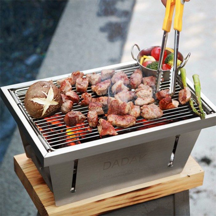 꾸버스 다닥 바베큐그릴 S 야외용 캠핑 숯불 화로대