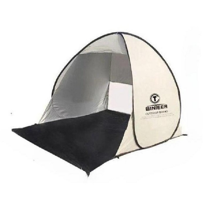 초경량 휴대용 3초 원터치 그늘막 텐트, 베이지  가방