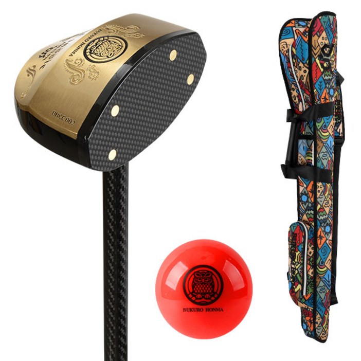부쿠로혼마 우드 파크골프채 A세트 파크골프채 ,파크골프 가방, 볼 대한 파크골프협회 인증
