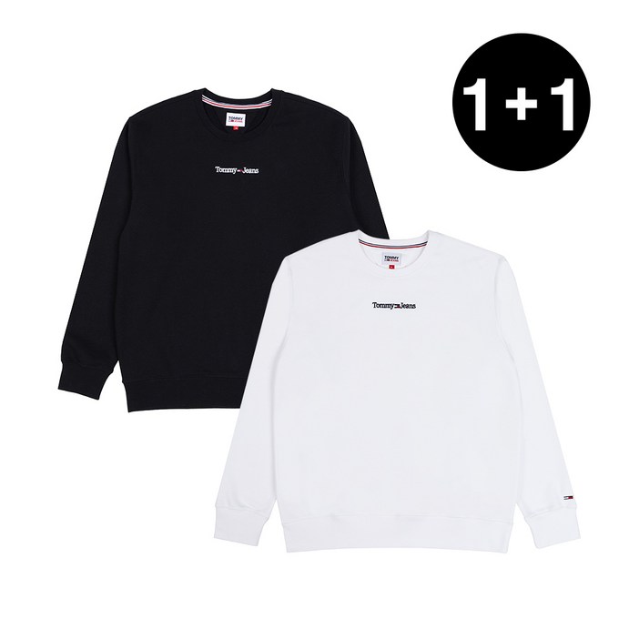 1+1 타미진스 커플맨투맨 스웨트셔츠 티셔츠