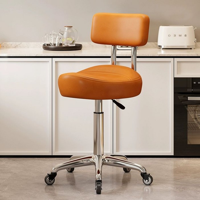 주방 싱크대의자 홈바의자 높이조절의자 조리 이발소 간이 스툴 바퀴