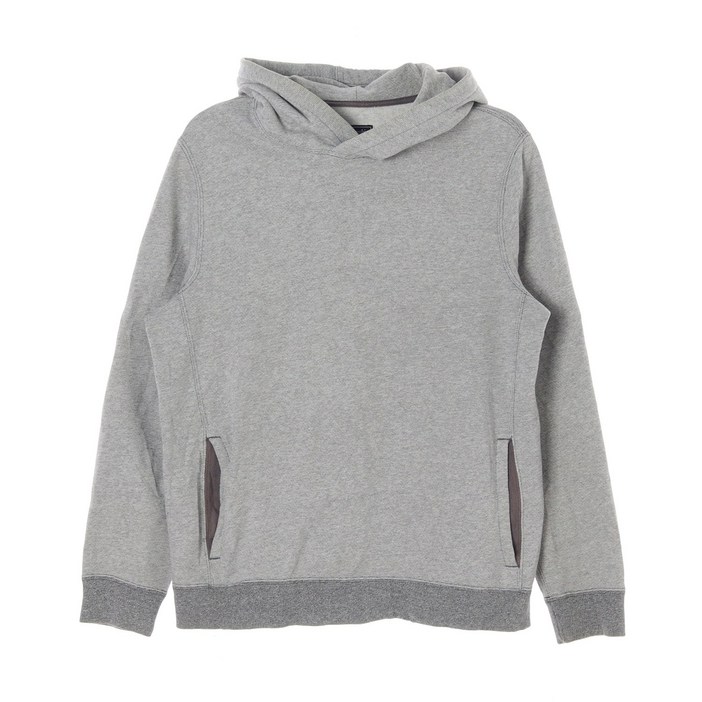 ABERCROMBIE & FITCH 아베크롬비 심플 배색 포켓 후드티 MAN-M