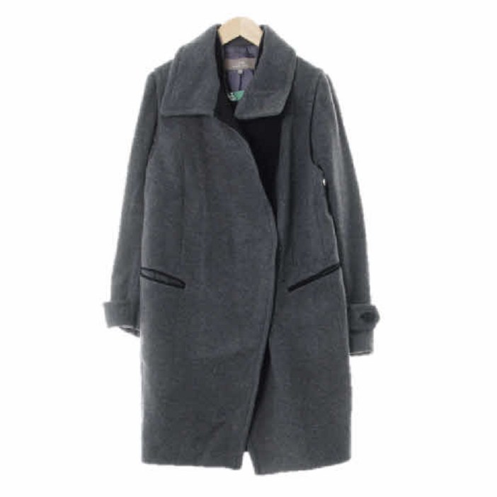 2095 vov 다크그레이 울혼방 하프지퍼롱코트 8294160