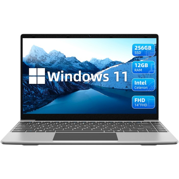 점퍼노트북 14 슬림 비즈니스 노트북 FHDIPSDDR4 12G256G, 그레이, WIN11 Home, Grey, 12GB, 256GB, S512256J4105