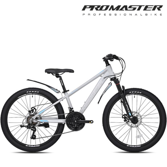 2025 프로마스터 엑스씨2.1D 24인치 시마노21단 디스크 주니어 초등학생 MTB자전거, 1개, 157cm, 엑스씨2.1D 24인치 그레이 미조립