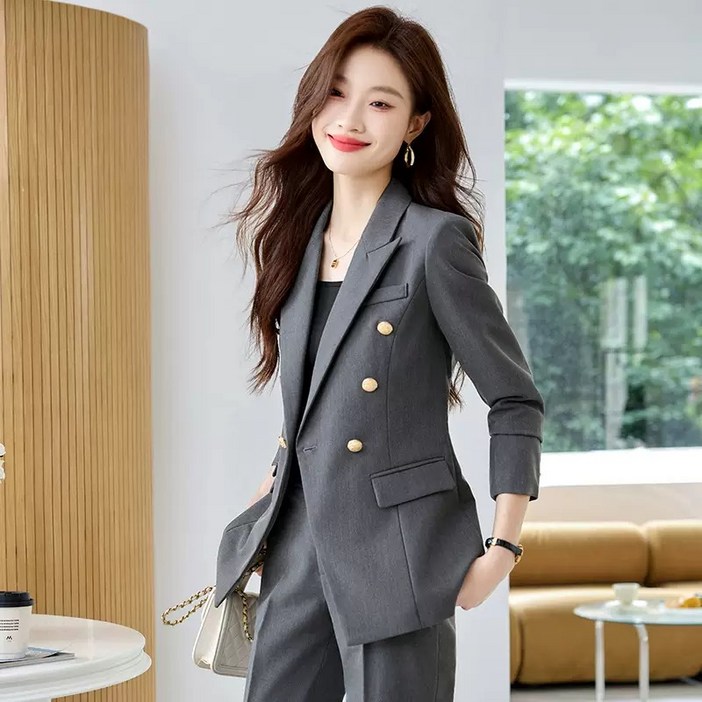 루스리더 여성 신상 오피스룩 데일리 루즈핏 상하세트 M872