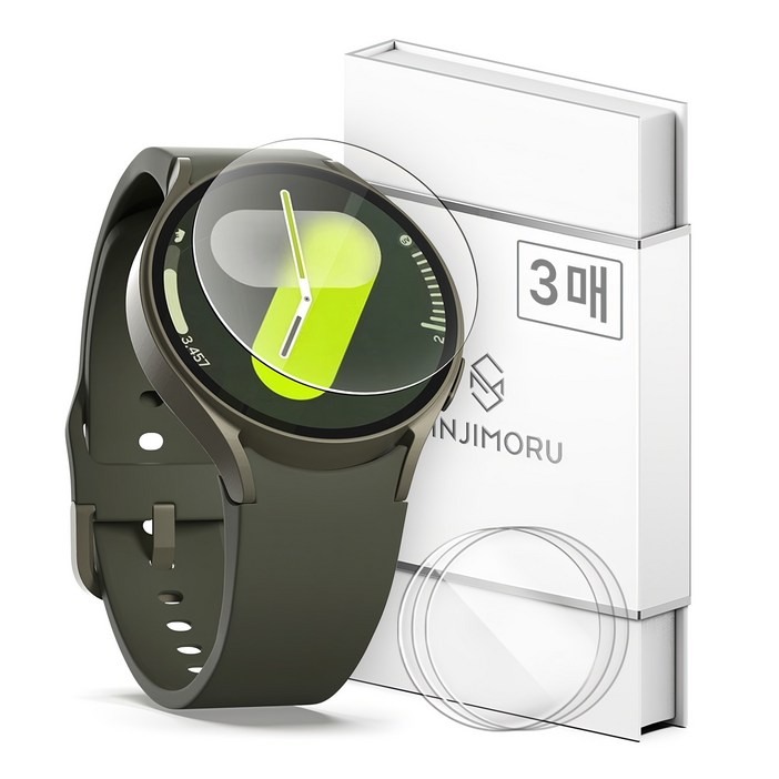 신지모루 풀커버 강화유리 액정보호필름 3p