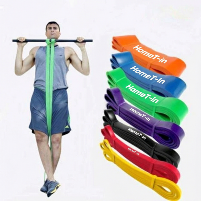 홈트인 라텍스 풀업밴드 턱걸이 보조 철봉 1  7단계 운동용 고무 밴드