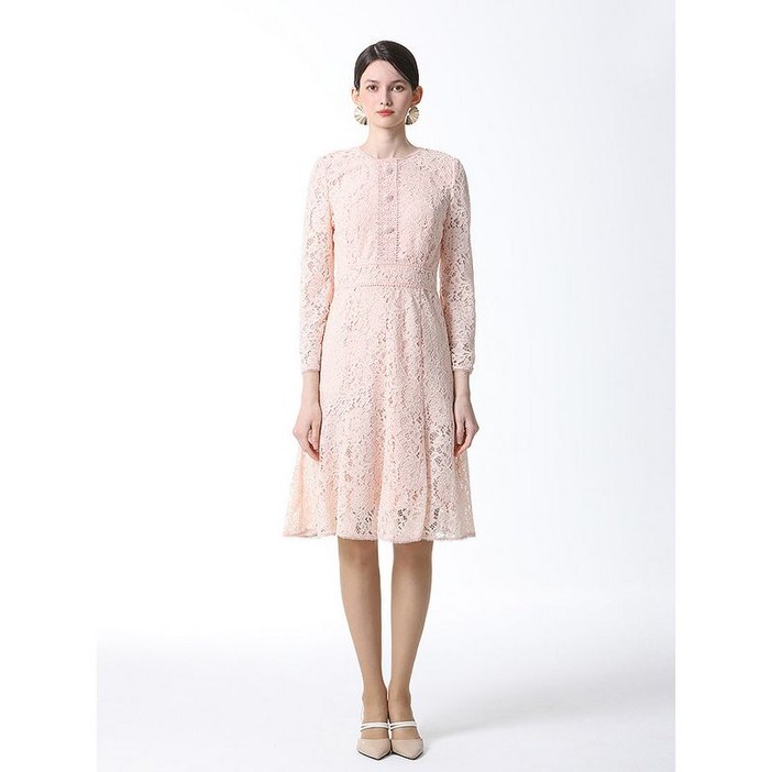 이앤씨 플라워 레이스 원피스  택가격  399000원