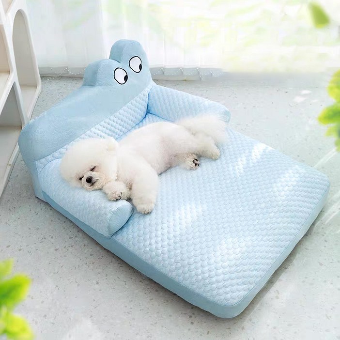 HA.M  사계절 고양이 애견 등받이 매트 멍멍이 아이스 쿨매트 강아지 방석