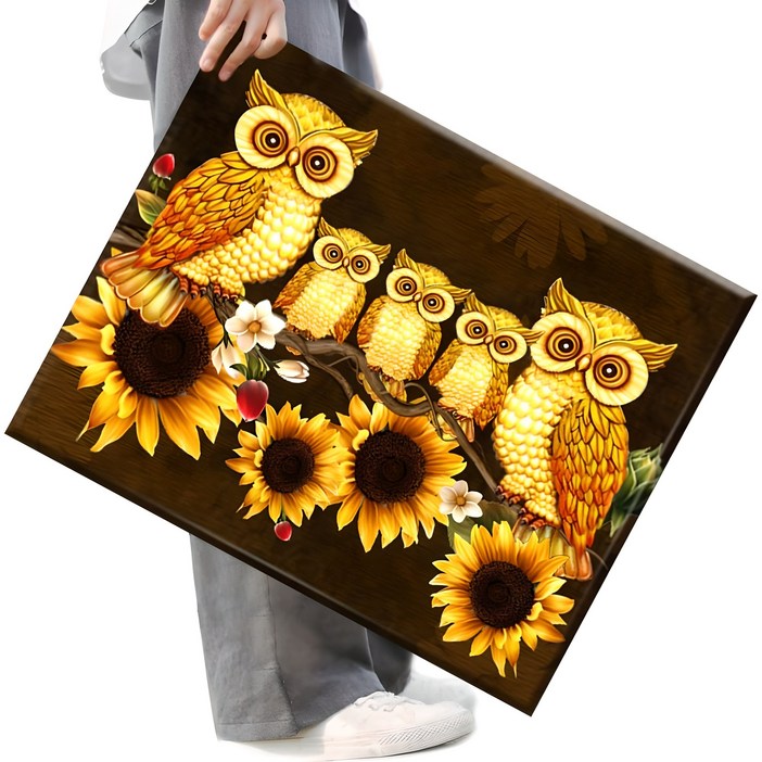 FASEN 액자 보석십자수 캔버스형 DIY 키트 40 x 50 cm