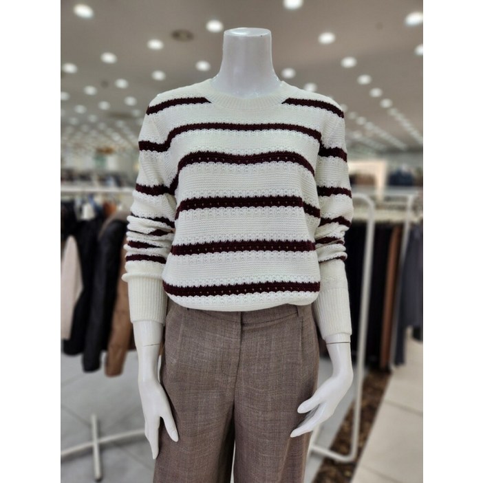 더아이잗 단가라 라운드 니트 IMBN1PO97DJ