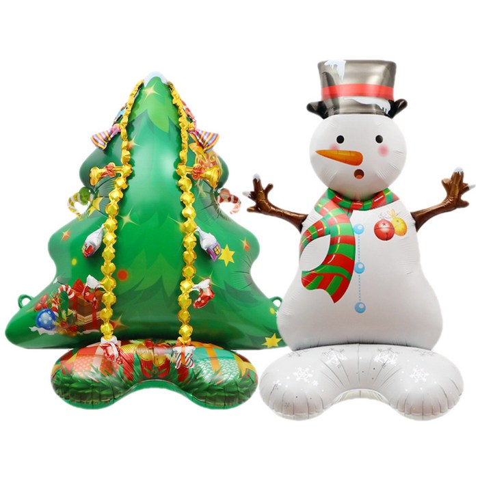 크리스마스 파티 풍선 스탠딩 에어벌룬 2종