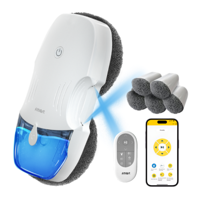 25년형 물분사 창문청소로봇 2박3일 대여 아파트 베란다 유리창 청소기 유리창 닦이 로봇청소기, 1세트, 다음주 수목 사용