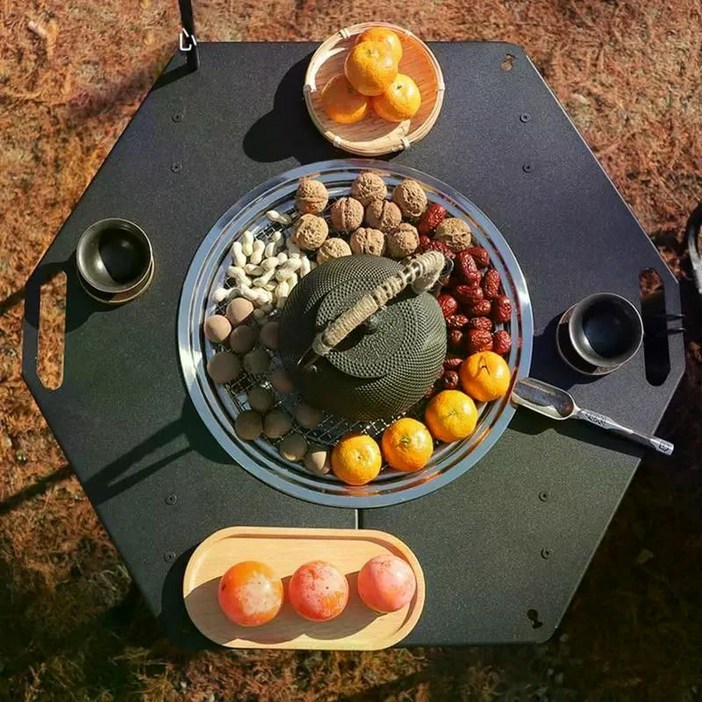 캠핑 난로 화로대 테이블 화롯대 간이 알루미늄 초경량 휴대용 식탁