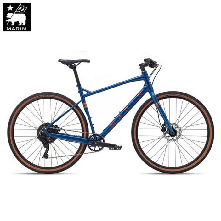 마린 2022 하이브리드 자전거 DSX 9단, DSX Blue Orange S, 1개