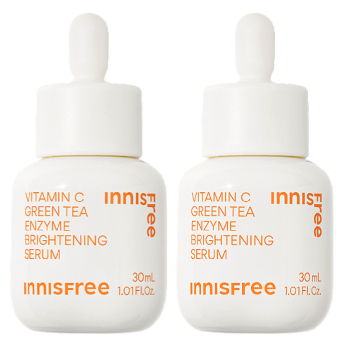 이니스프리 New 비타C 그린티 엔자임 잡티 토닝 세럼, 30ml, 2개