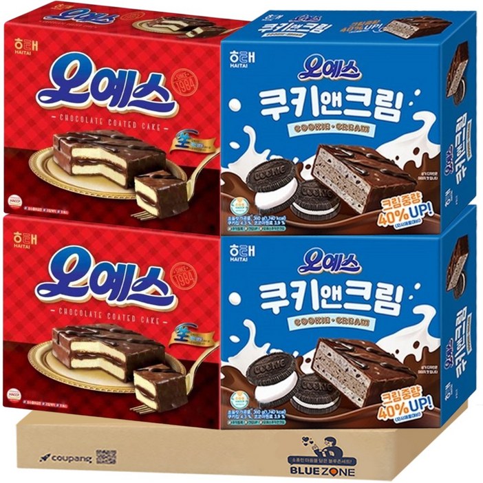 블루존 해태 오예스 690g 오예스 쿠키앤크림 690g, 690g, 1개