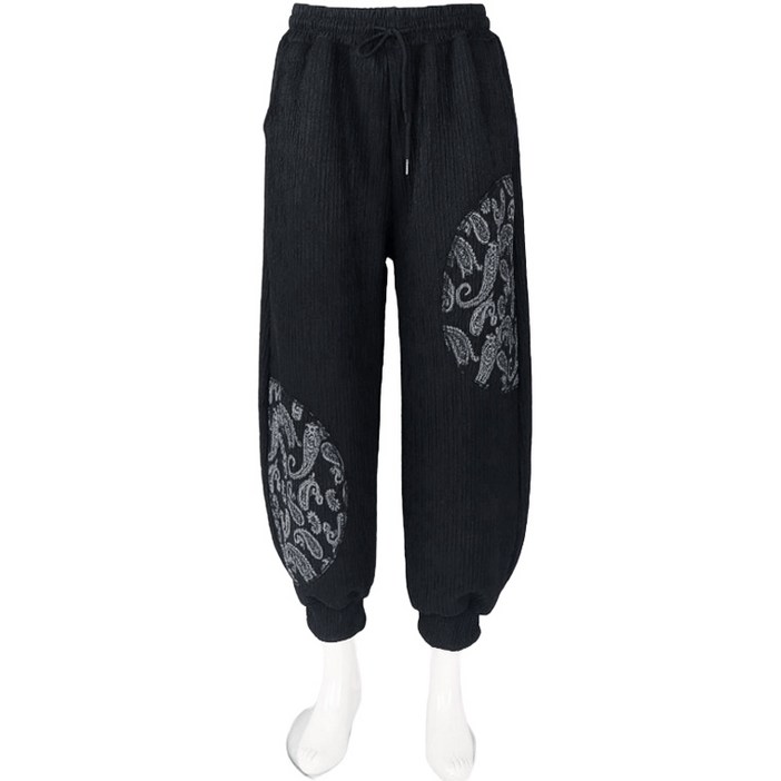 마켓투율 엄마옷 겨울바지 엄마바지 털바지 빅사이즈바지 몸빼바지 기모바지 주름원단바지 아줌마바지 할머니