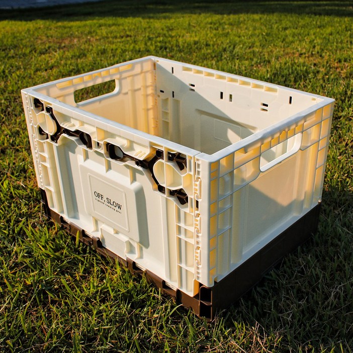 오프슬로우 캠핑용 간이세면대 이동식싱크대 캠핑세면대 개수대 원목 상판 오픈도어 폴딩박스