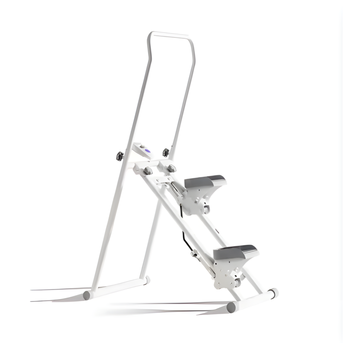 휴르고 가정용 천국의계단 운동기구 스텝퍼 스텝밀 유산소 홈트 하체 클라이머 계단 실내, 밀크 화이트