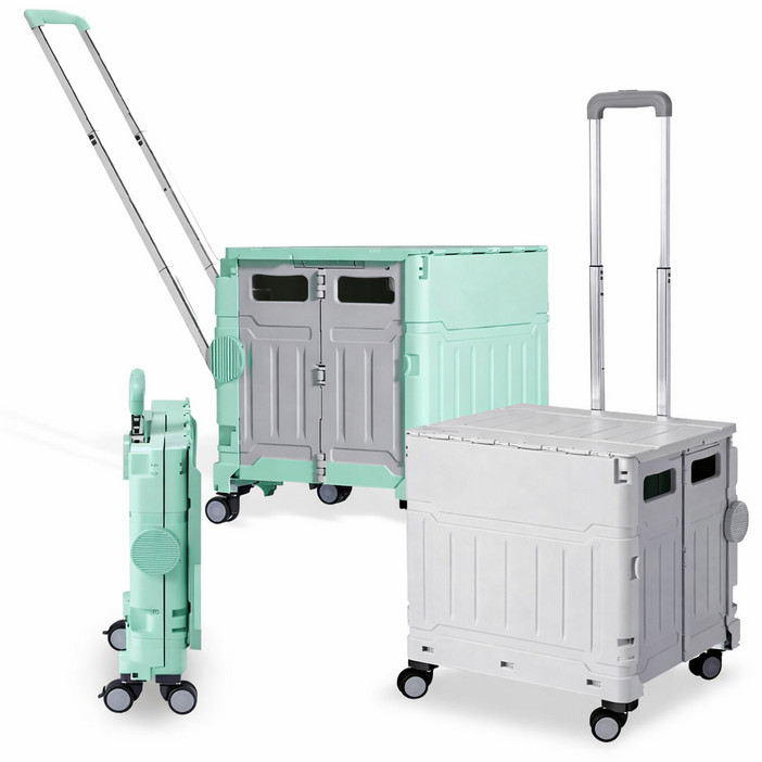 원하트 75L 특대형 접이식 카트 쇼핑카트 손수레 장바구니