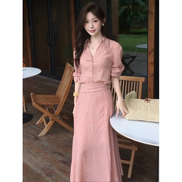 [엘엔유] 조카 결혼식 복장 동생결혼식옷 10월하객룩 가을원피스