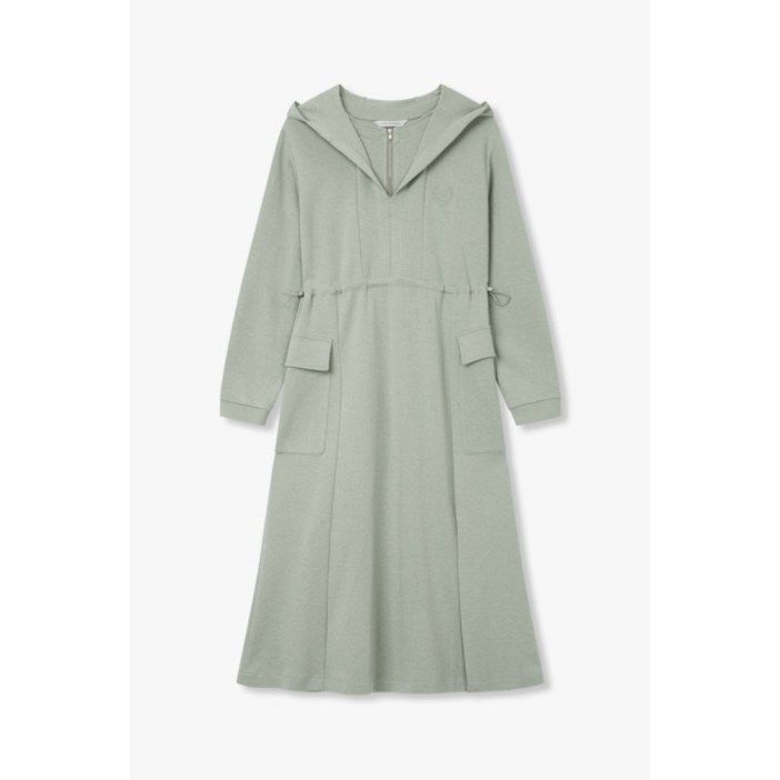 [백화점정품] VOV 원피스 보브 후디드 엠브로이더리 슬릿 원피스(7154337201)