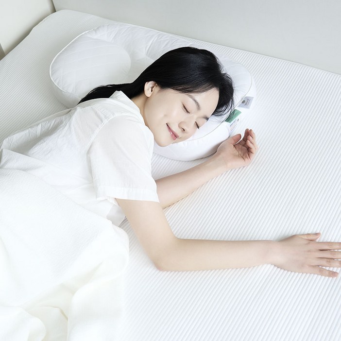 슬립앤슬립 아이스넷 냉감 패드 신소재 쿨링 (SS/Q/K) 고정밴드 쿨매트, 쿨매트, 화이트