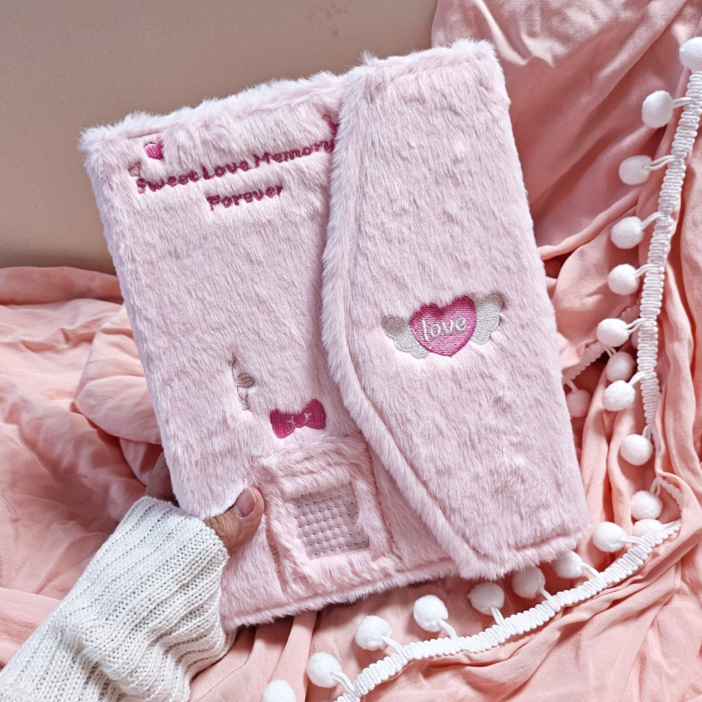 오피스연  A5 부들부들 포카바인더  고급양면속지 털바인더 콜렉트북