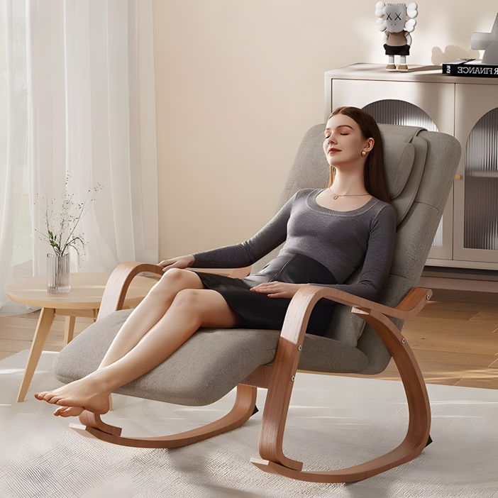 전신 안마의자 흔들의자 선물 모던 안락의자 안마기 마사지 전기안마 휴식공간 5단계 발받침 진동 온열