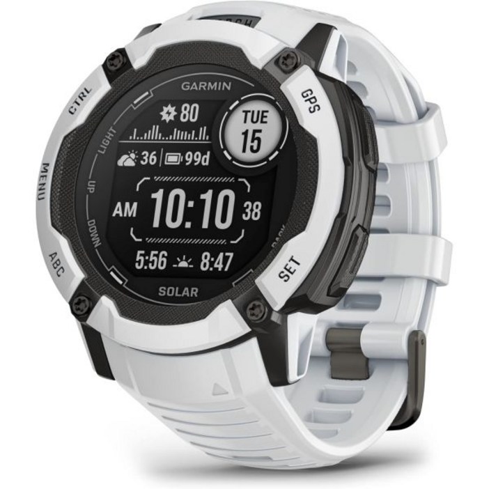 Garmin Instinct 2X Solar Tactical Edition Rugged GPS 스마트워치 내장 손전등 탄도 계산기 태양광 충전 능력 블랙