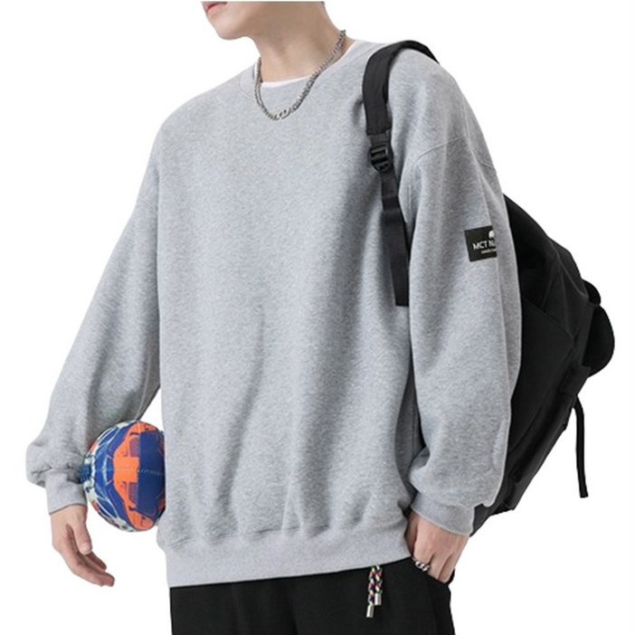 3단쭈리 헤비기모 맨투맨 남녀공용