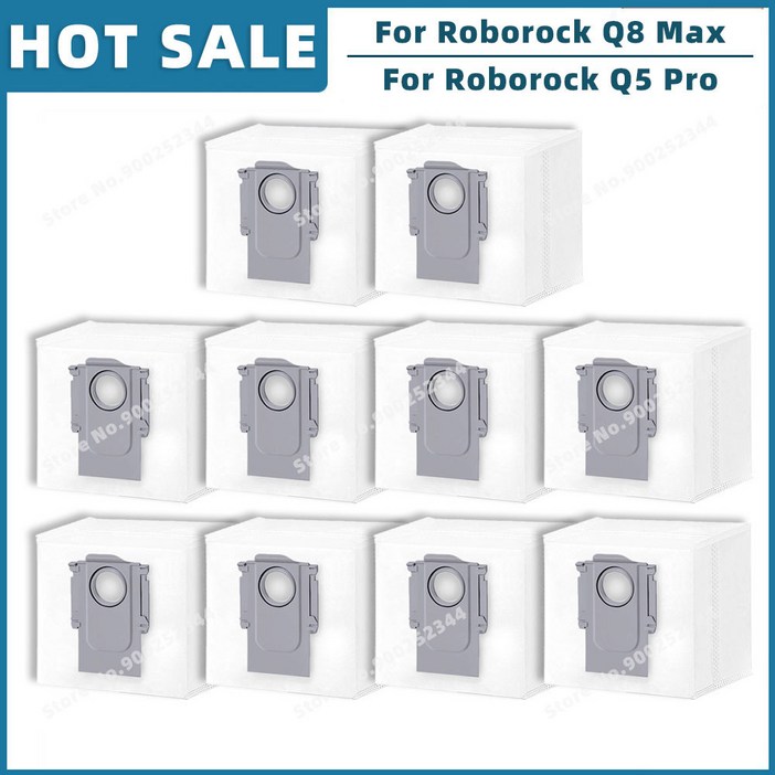 호환 roborock Q8 Max Q5 Pro 교체 부품 액세서리 메인 사이드 브러시 헤파 필터 걸레 먼지 봉투