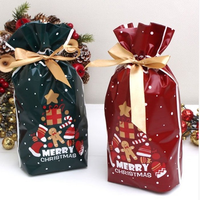 [꼬마데코] 크리스마스 트리2종 복주머니3장
