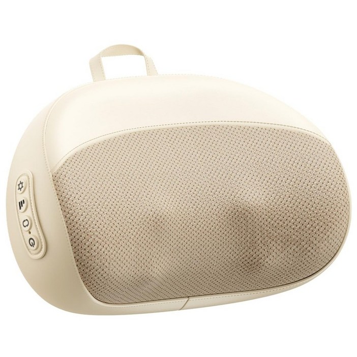 이고케어 목 허리 안마기 마사지기 온열 무선 안마베개, 베이지, 단일상품