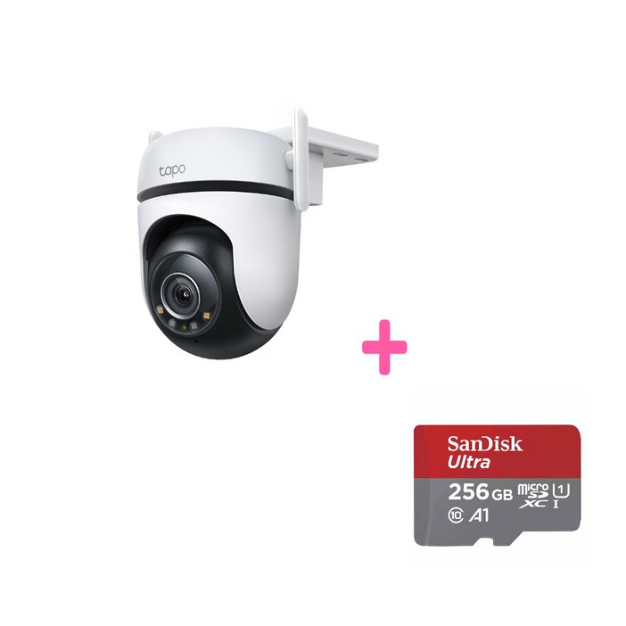 티피링크 Tapo C520WS 400만화소 홈CCTV + micro SD 카드 256GB (나이트비전 지원)